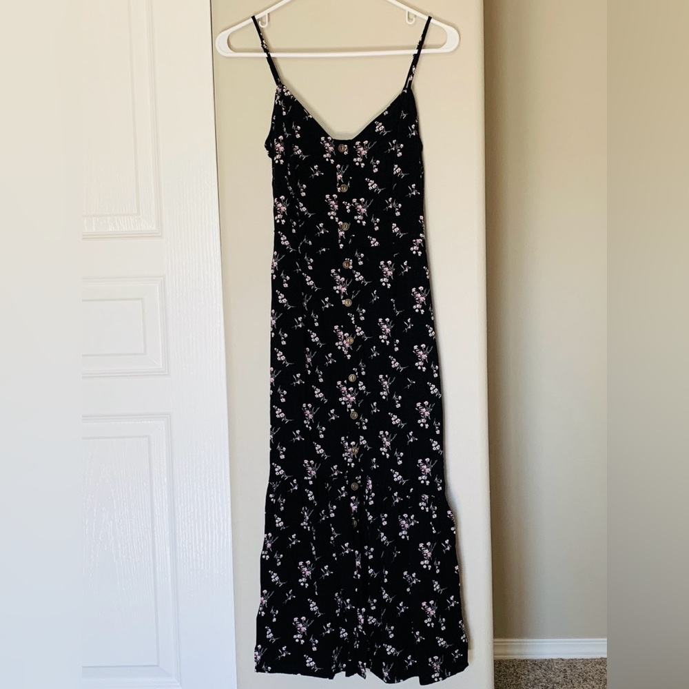 BP Black and Pink Floral Dress.